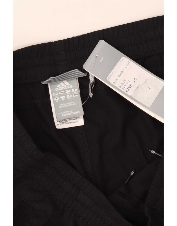 Pantaloni Adidas Climalite Regular Bootcut da donna UK 16 Large W34 L31 Neri