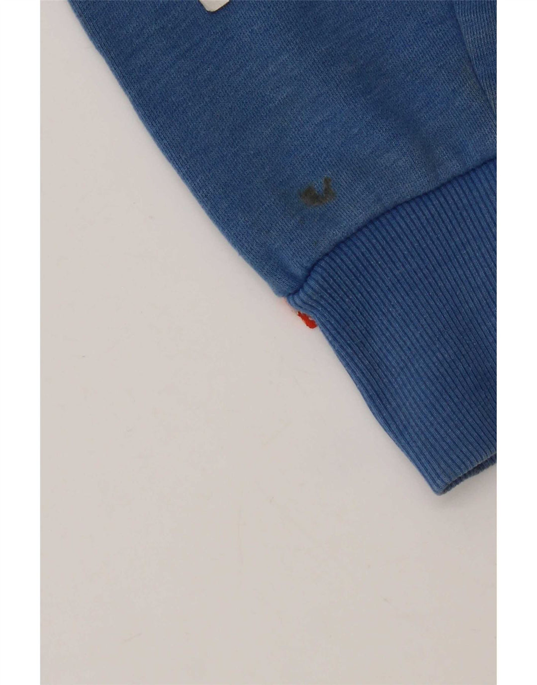 Maglione con cappuccio grafico da uomo Superdry piccolo in cotone blu