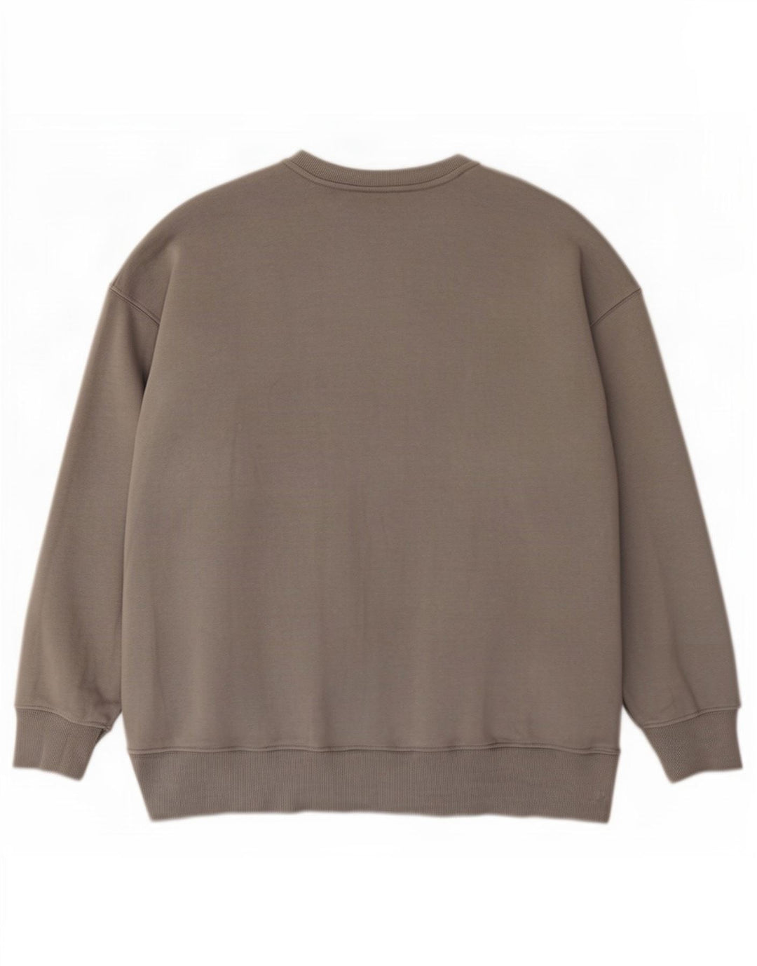 Felpa Nike da uomo vestibilità ampia, maglione grande, cotone grigio