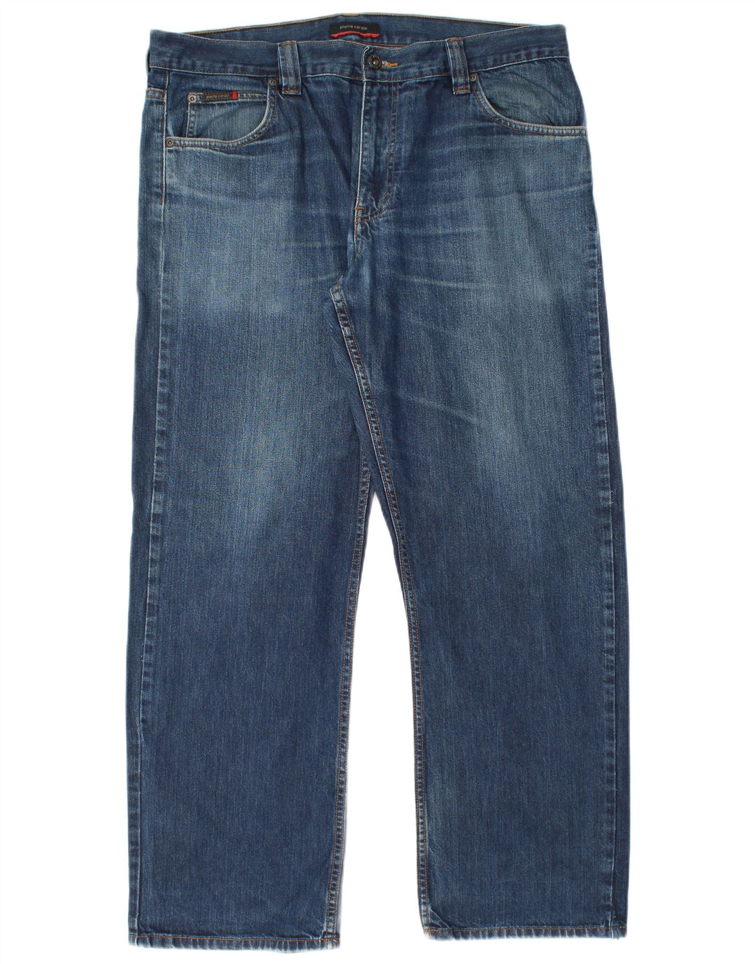 Jeans dritti da uomo Pierre Cardin W38 L30 cotone blu
