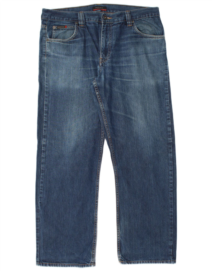 Jeans dritti da uomo Pierre Cardin W38 L30 cotone blu