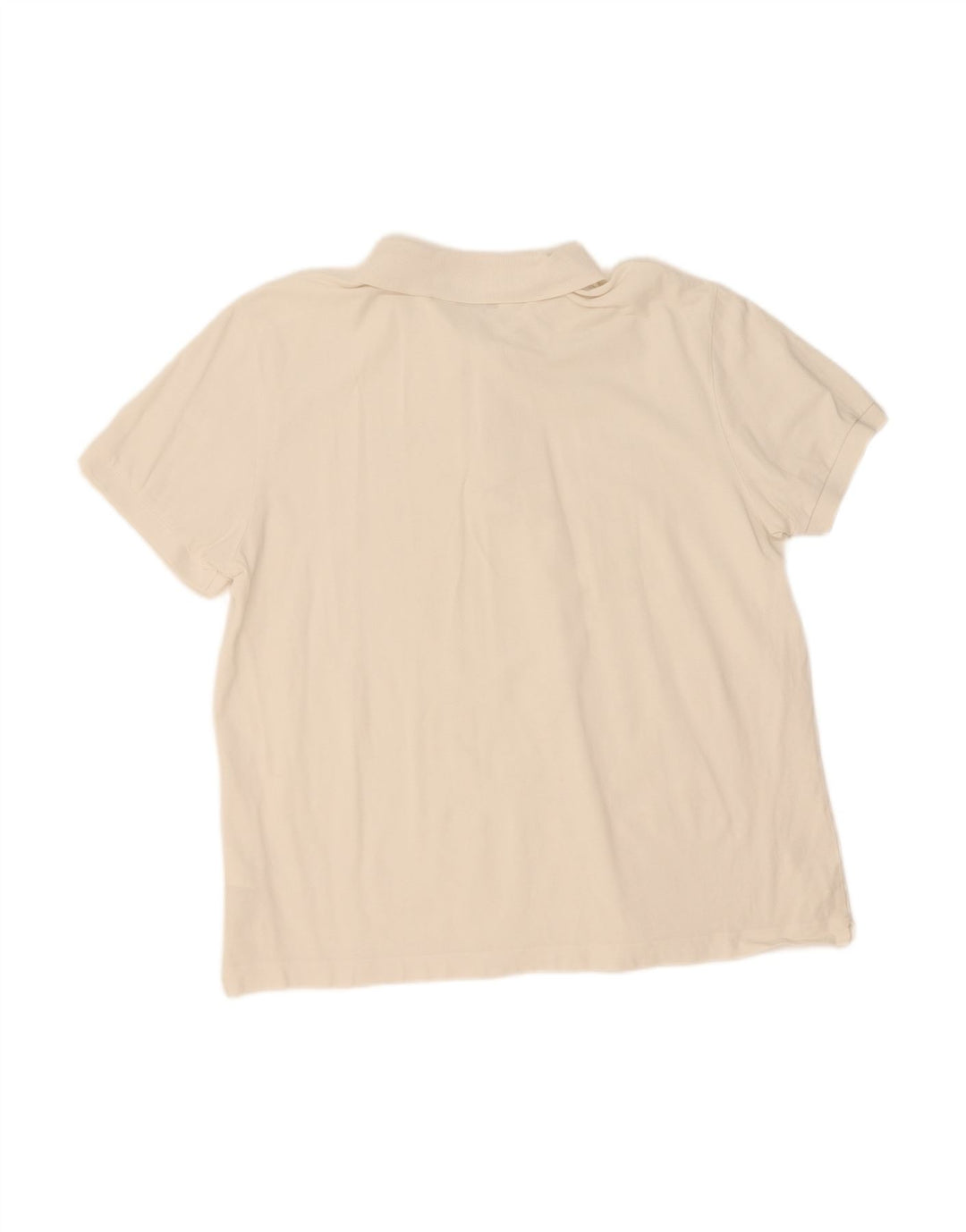 LOTTO Mens Polo Shirt XL White Cotton