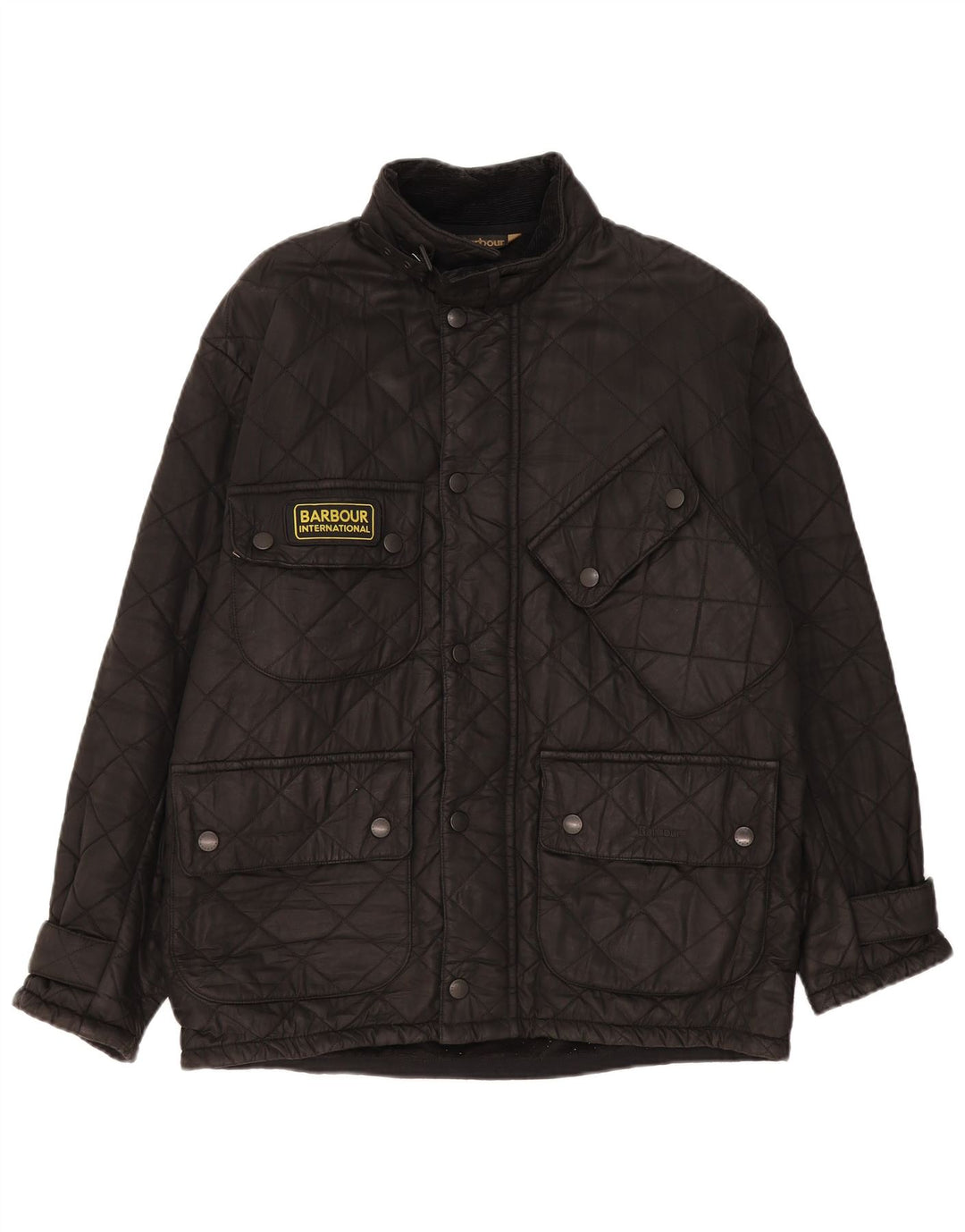 Giacca trapuntata da uomo Barbour UK 40 grande cotone nero