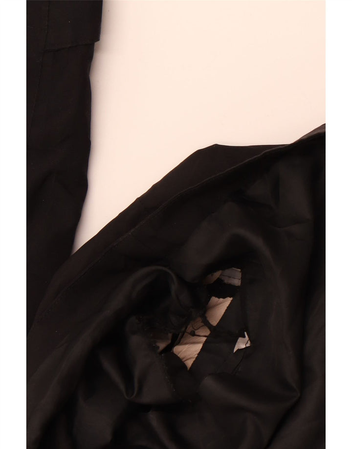 MOUNTAIN WAREHOUSE Womens Hooded Parka Jacket UK 16 Large  Black Polyester