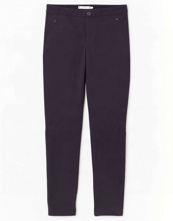 Pantaloni chino a vita bassa da donna Tommy Hilfiger US 6 Medium W26 L28 Blu Navy