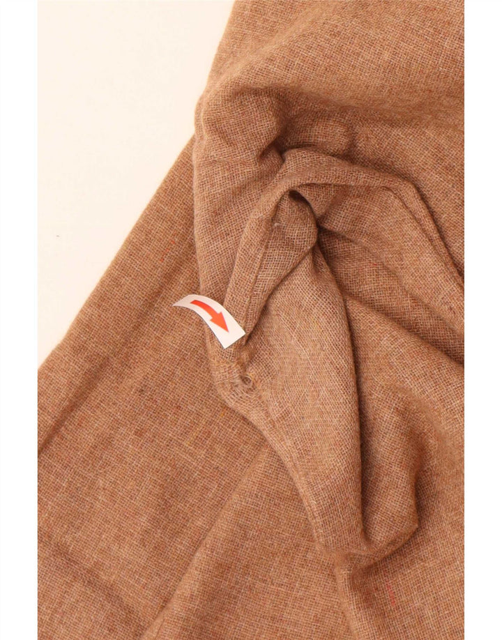 Camicia da uomo vintage taglia 39 in poliestere marrone medio