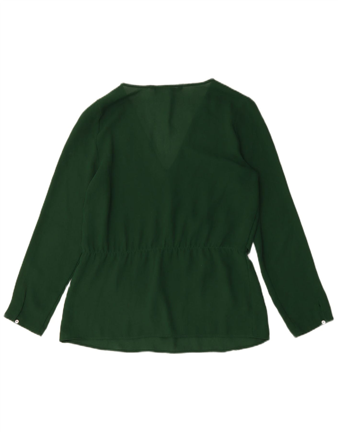 Camicetta a maniche lunghe da donna Zara UK 10 piccola verde