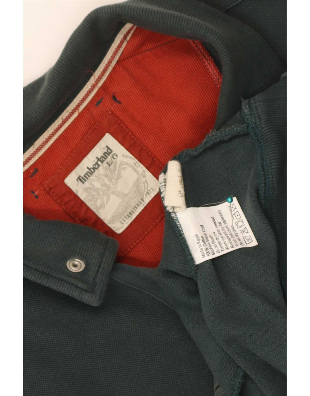 Giacca da ginnastica da uomo Timberland grande in cotone verde