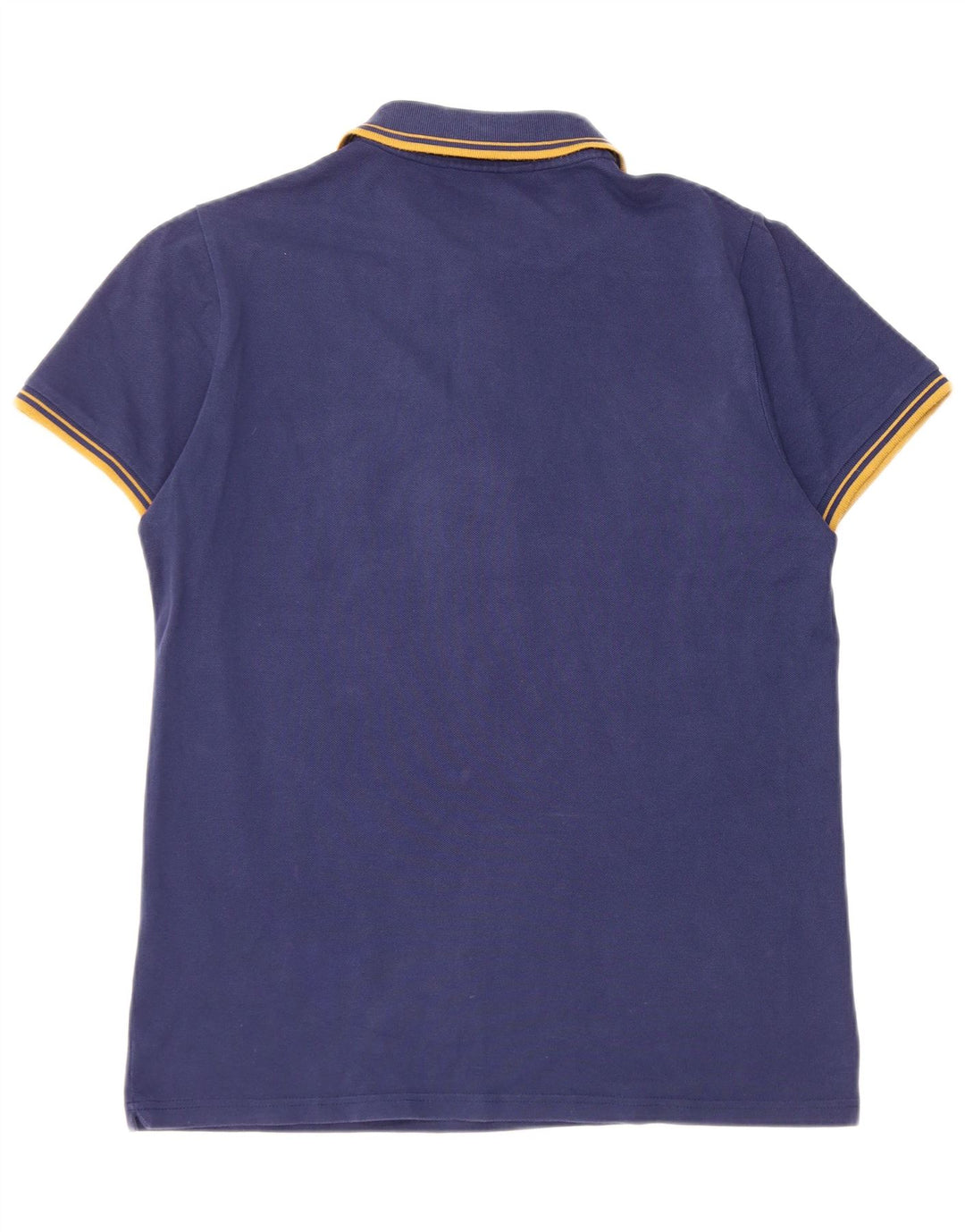 Polo Kappa Uomo Large in cotone a righe blu navy