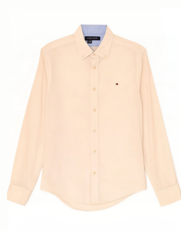 Camicia da uomo Tommy Hilfiger XS in cotone bianco