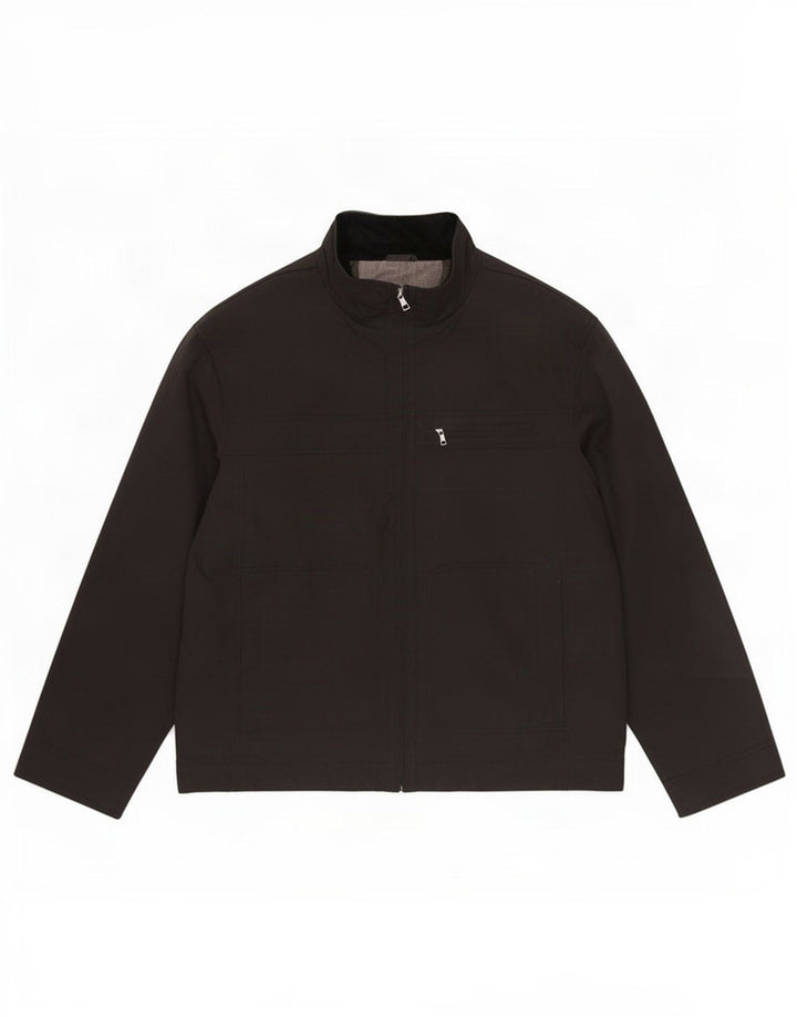 Giubbotto bomber autografo da uomo Marks & Spencer UK 42 XL nero poliammide