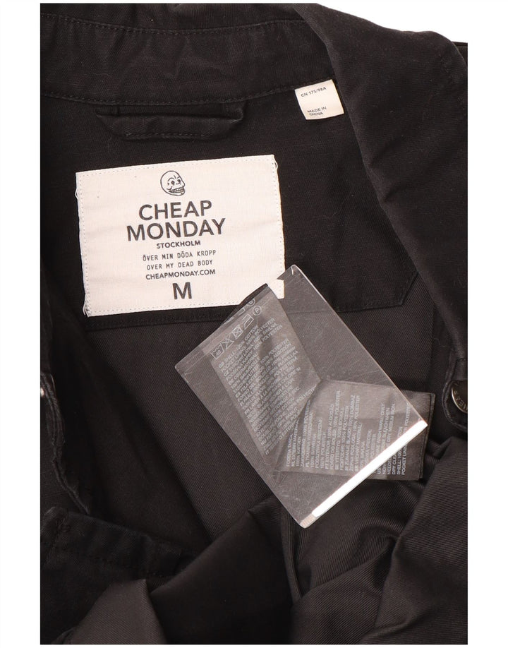 Giubbotto bomber grafico da uomo Cheap Monday UK 38 cotone nero medio