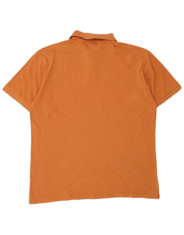 MARLBORO CLASSICS Mens Polo Shirt XL Orange Cotton