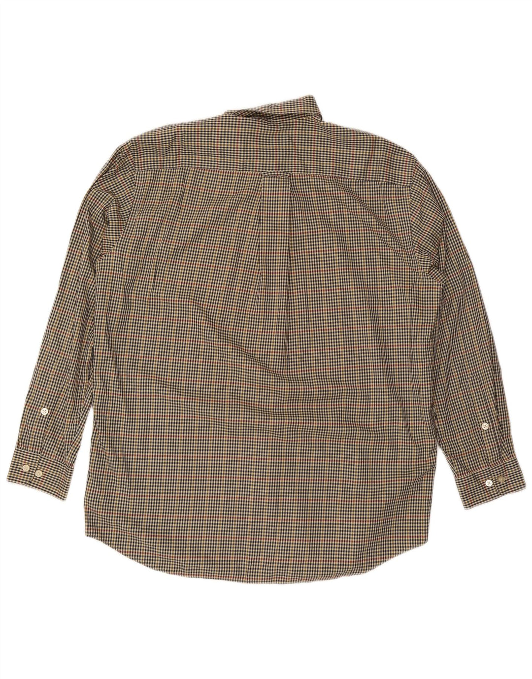 Camicia alta da uomo Orvis XL in cotone a quadretti multicolore