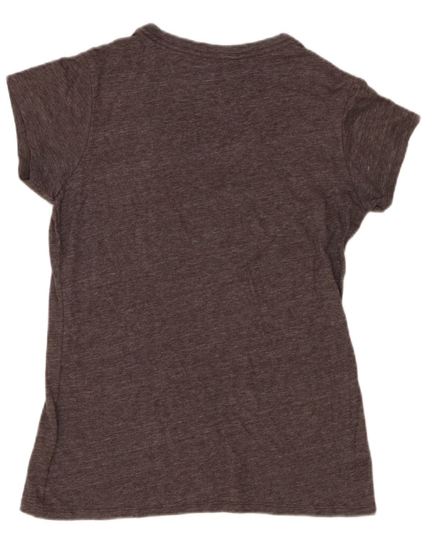 T-shirt grafica slim fit da donna The North Face UK 10 Small Grey Flecked