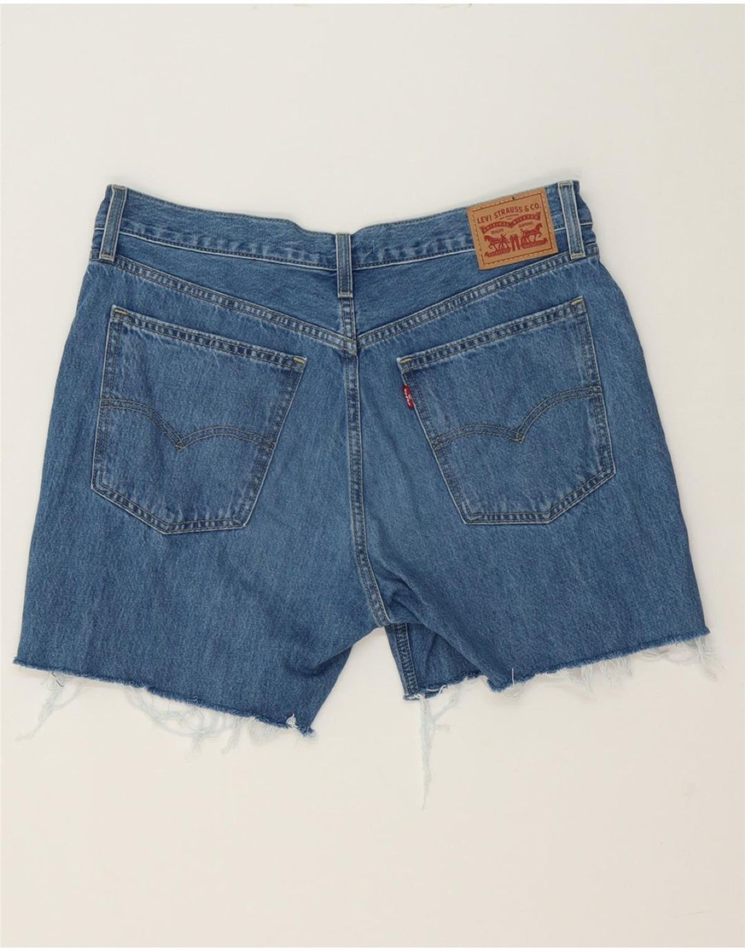 LEVI'S Womens Denim Shorts W31 Medium  Blue Cotton Vintage Levi's and Second-Hand Levi's from Messina Hembry 