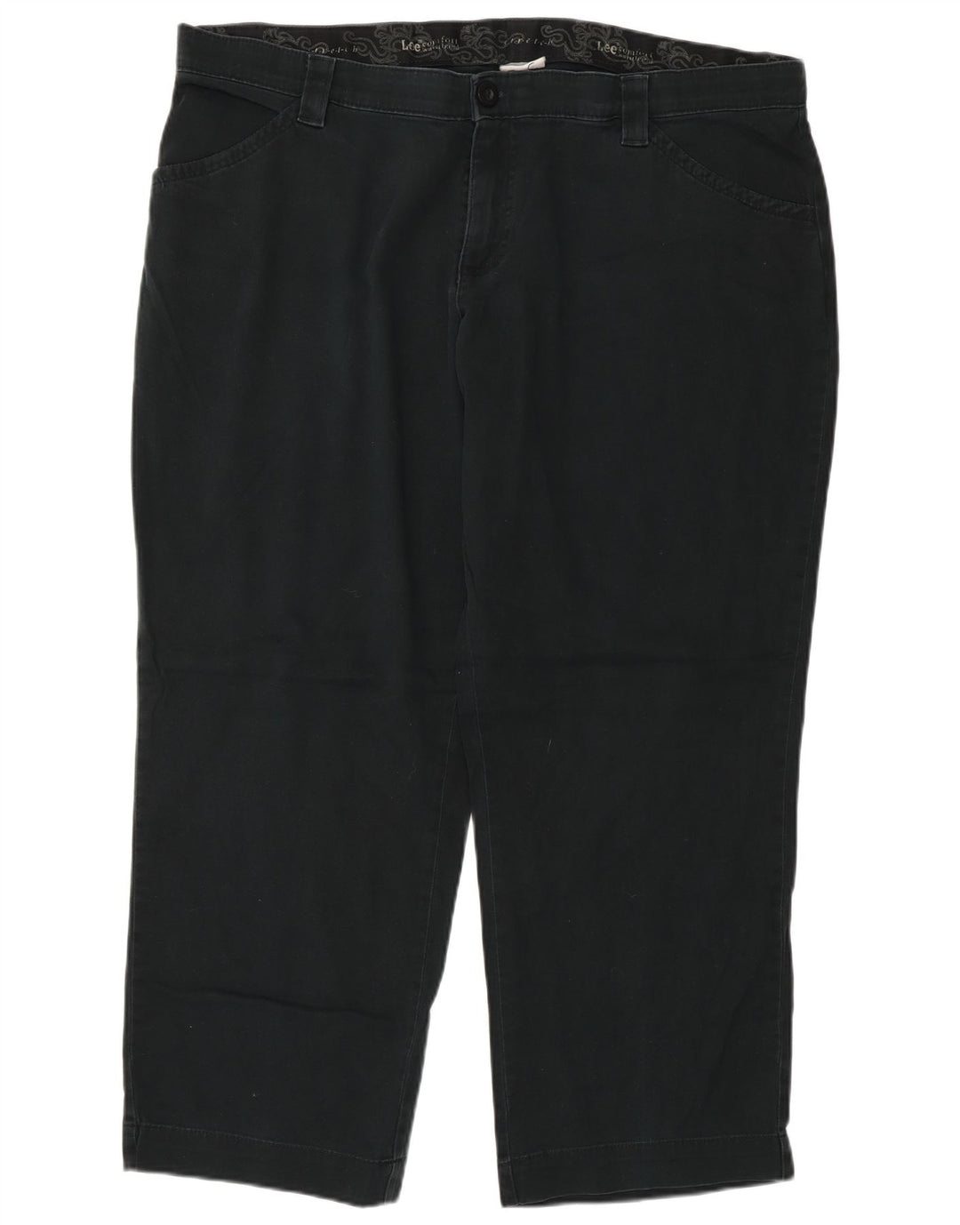 Pantaloni casual dritti da donna Lee W40 L27 Blu Navy