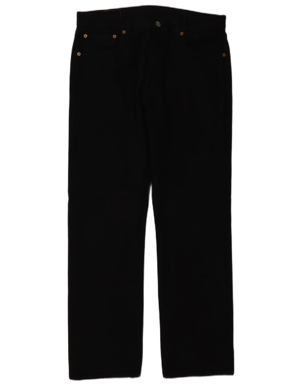 Levi's Uomo 501 Jeans dritti W32 L30 Cotone Nero