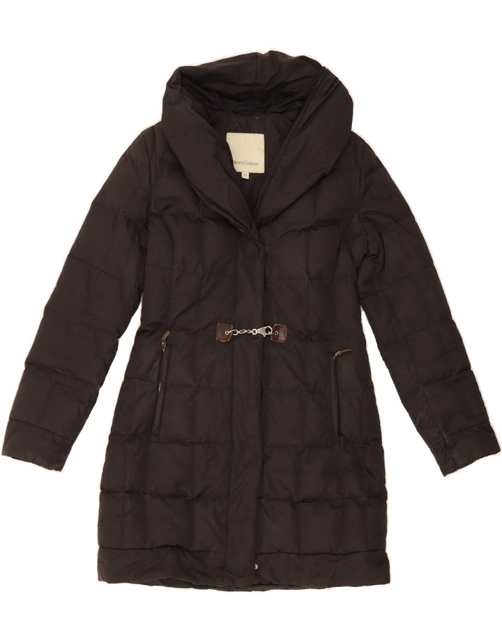 HENRY COTTONS Womens Padded Coat IT 40 Small Black Vintage Henry Cottons and Second-Hand Henry Cottons from Messina Hembry 