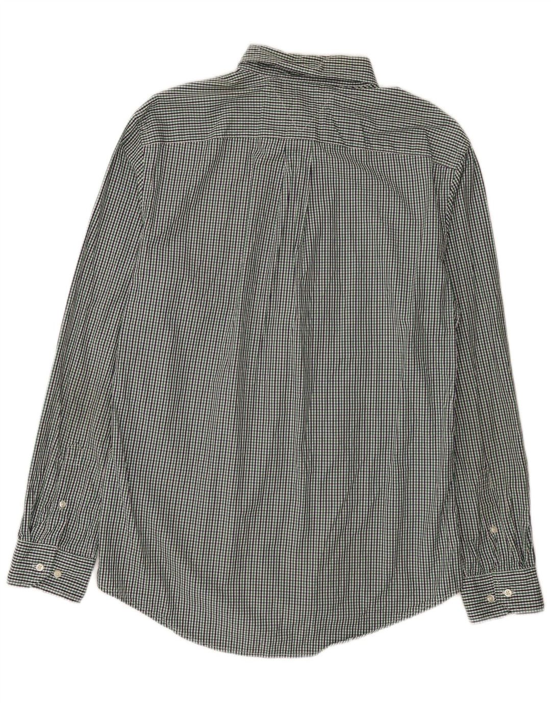 Camicia da uomo su misura Tommy Hilfiger grande cotone a quadretti verde