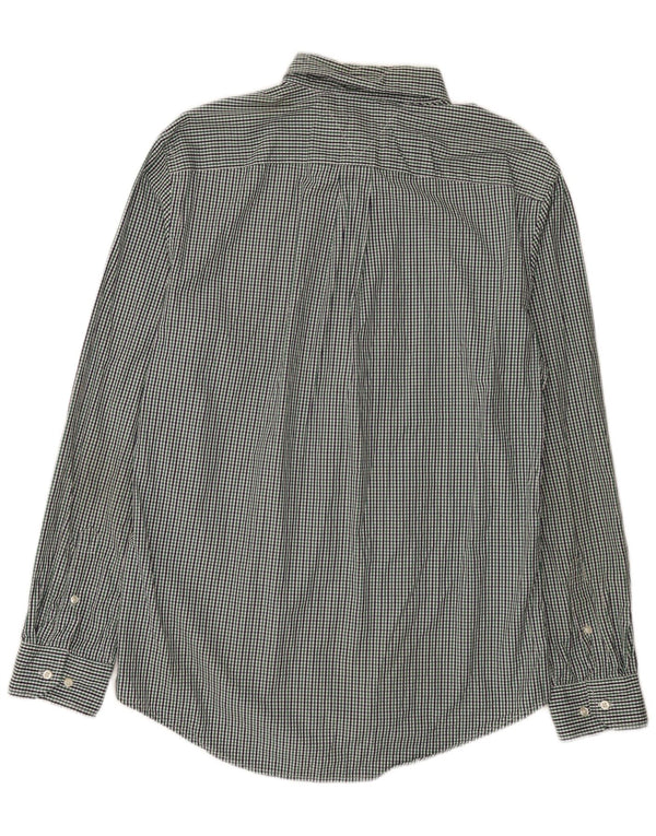 Camicia da uomo su misura Tommy Hilfiger grande cotone a quadretti verde