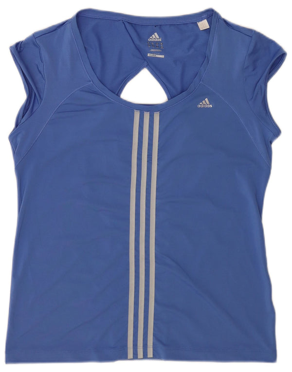 Maglietta Adidas Climacool da donna Top UK 22 XL Sport blu