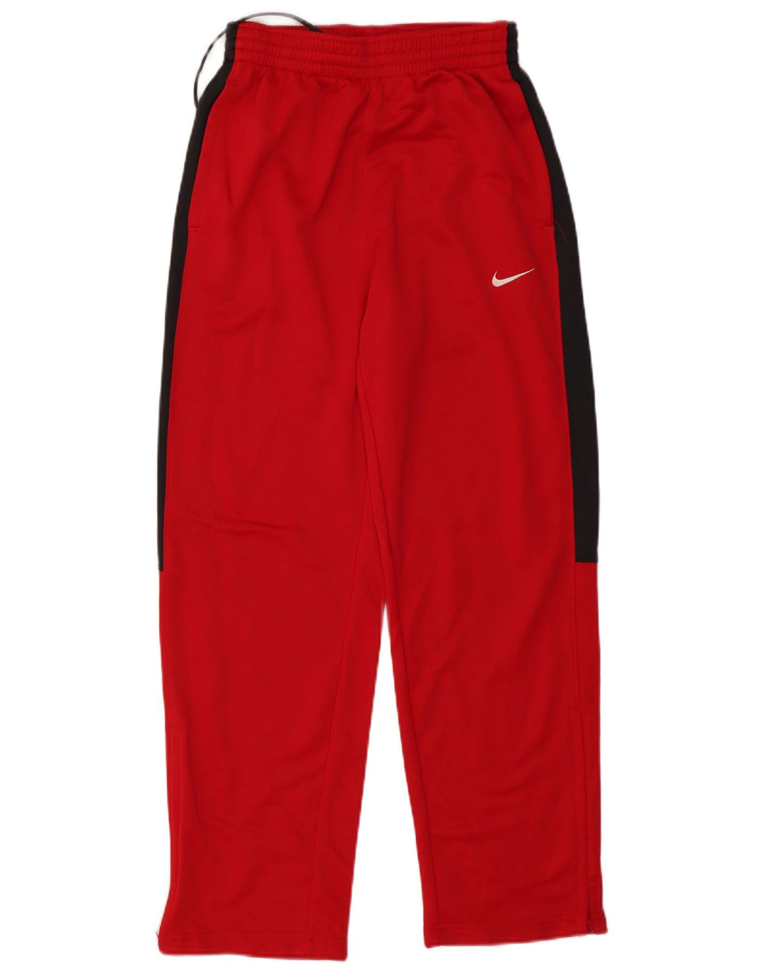 Pantaloni da tuta da uomo NIKE Dri Fit Small in poliestere color block rosso