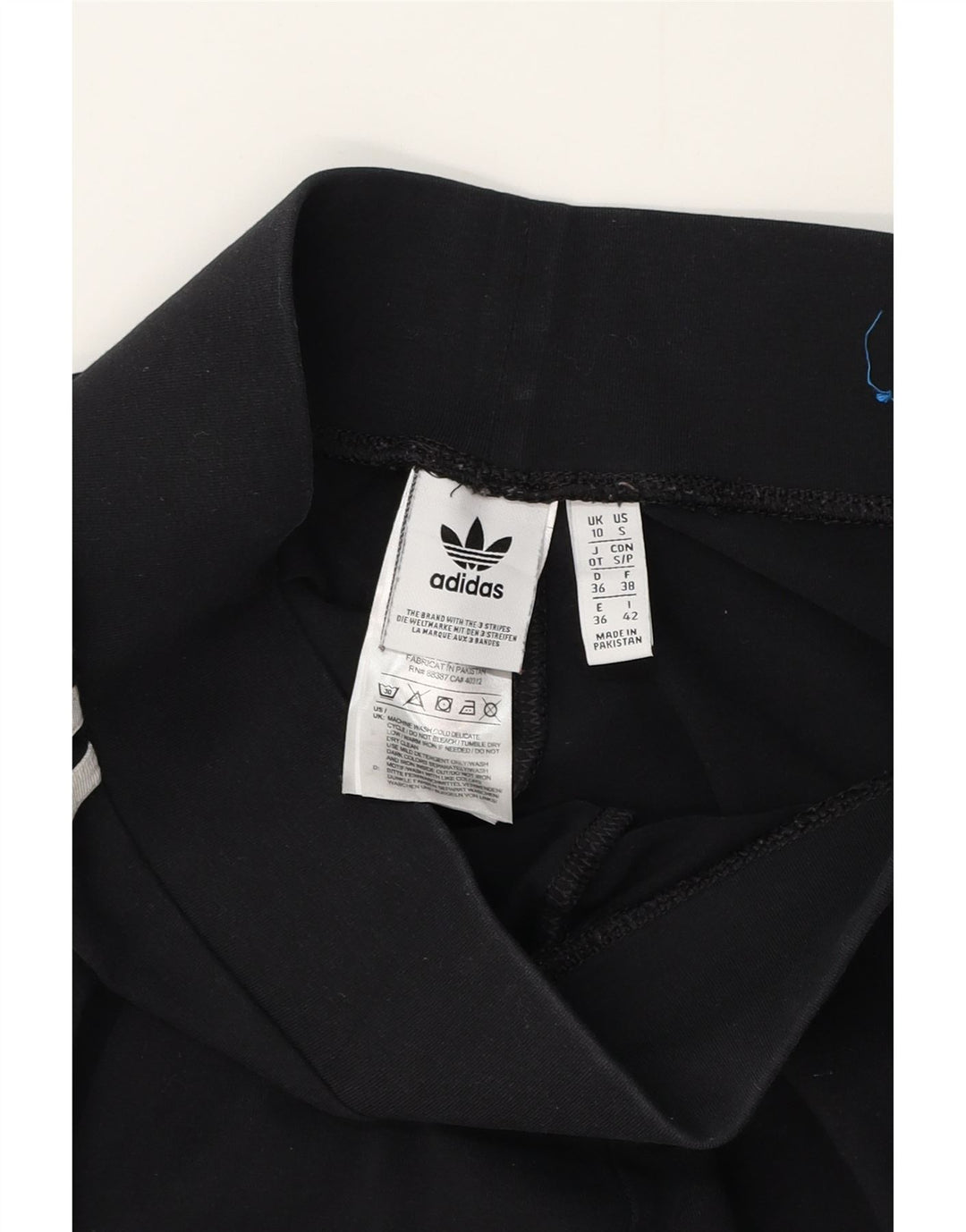 Leggings Adidas da donna UK 10 piccolo cotone nero