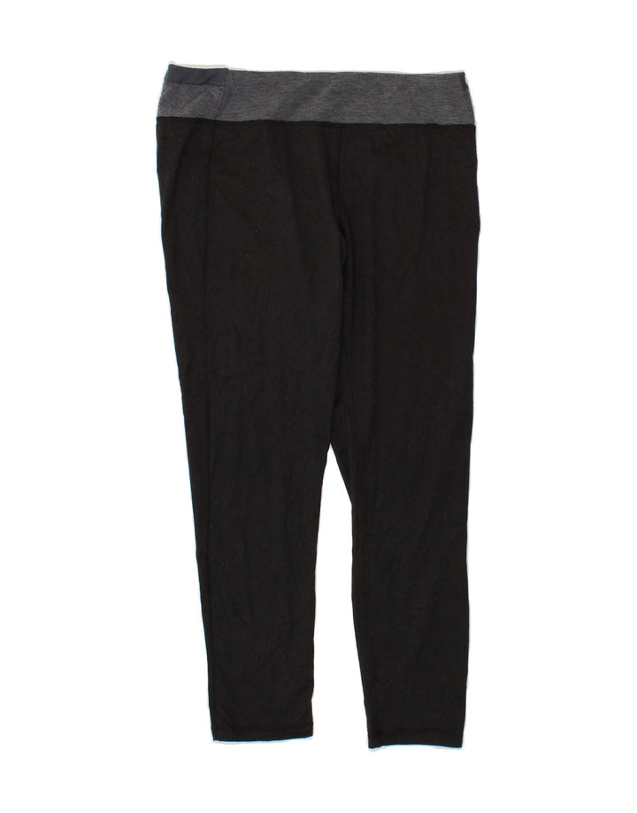 CHAMPION Womens Leggings UK 14 Large Grey Colourblock Vintage Champion and Second-Hand Champion from Messina Hembry 