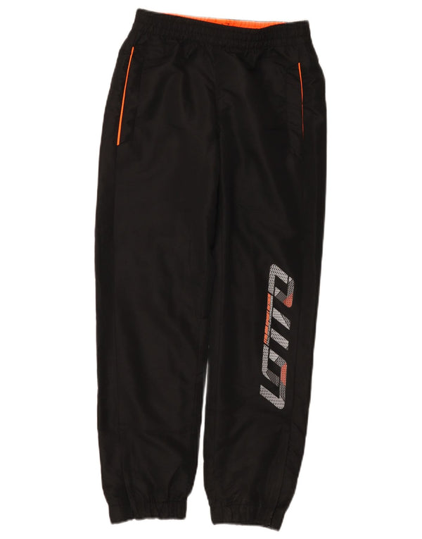 Pantaloni da tuta con grafica da bambino Lotto Joggers 9-10 anni piccoli neri