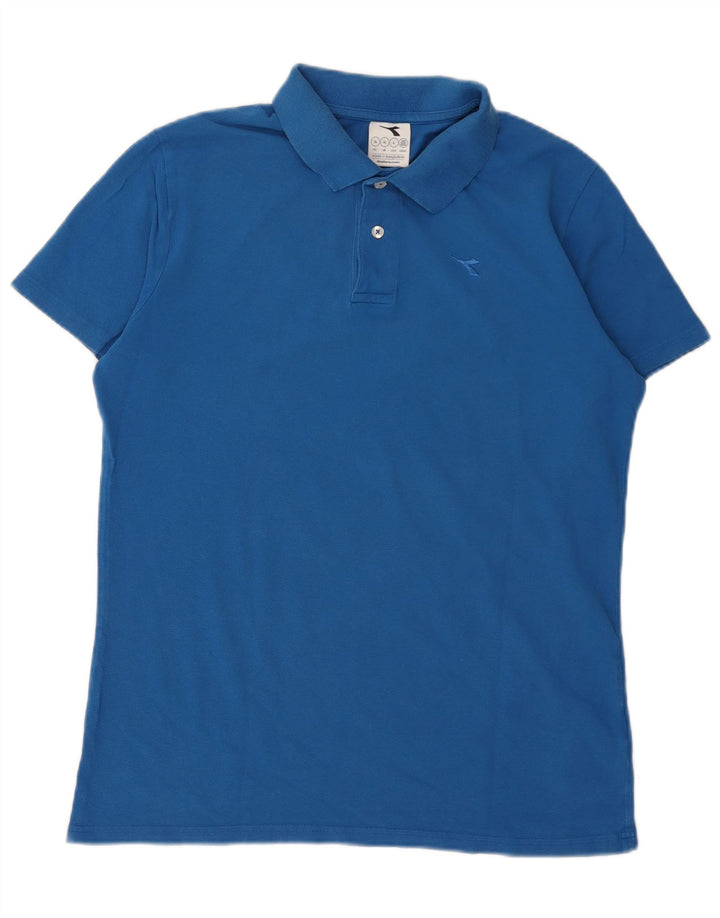 Polo Diadora Uomo XL Cotone Blu