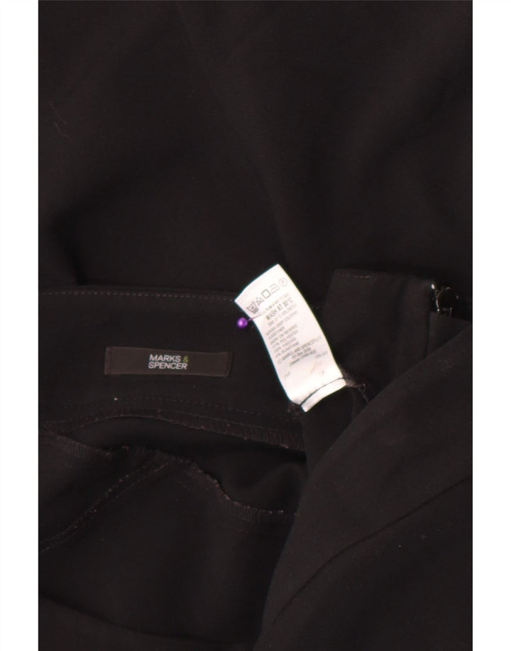 Gonna a tromba da donna Marks & Spencer UK 14 Large W32 Poliestere nero