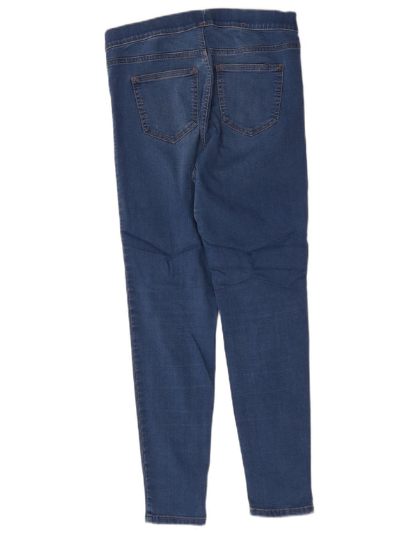 Jeans Jeggings da donna Marks & Spencer UK 10 piccoli W28 L27 cotone blu