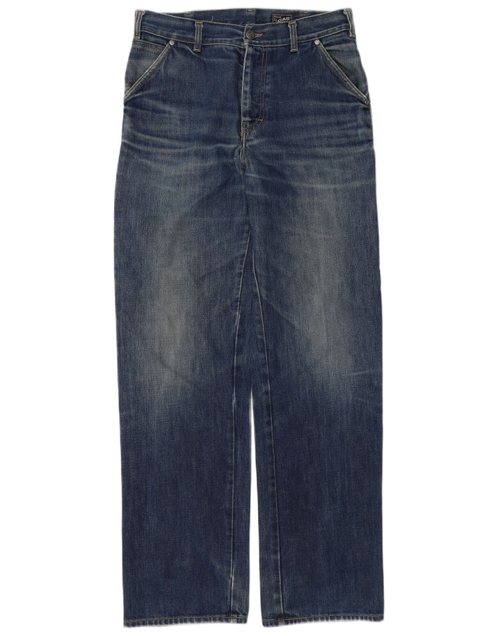 Jeans dritti da uomo Gas W29 L33 in cotone blu
