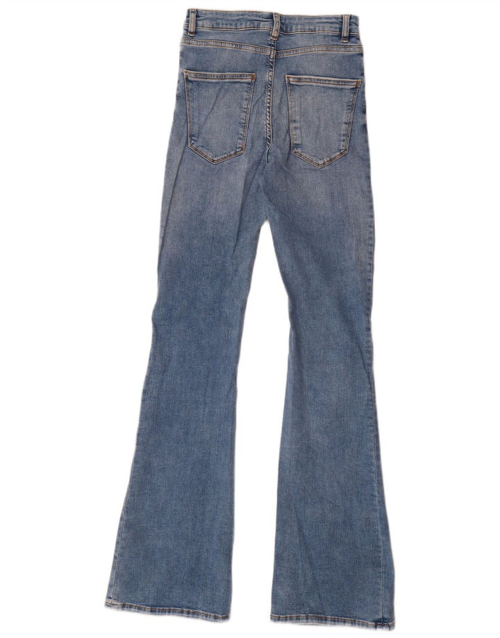 Jeans svasati da donna Zara EU 34 2XS W24 L33 cotone blu