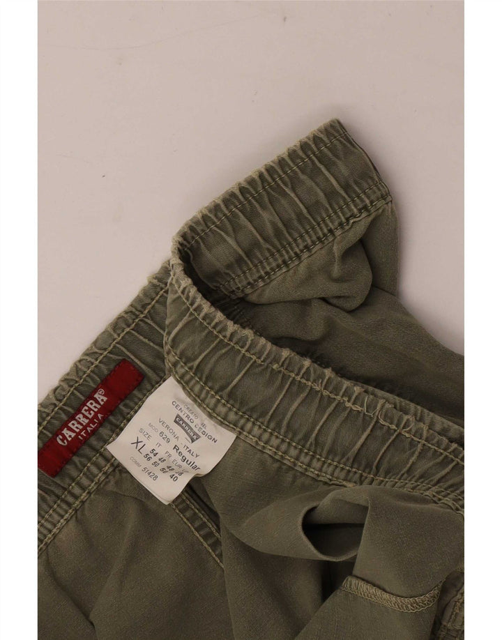 Pantaloncini chino regolari da uomo Carrera XL W38 cotone kaki