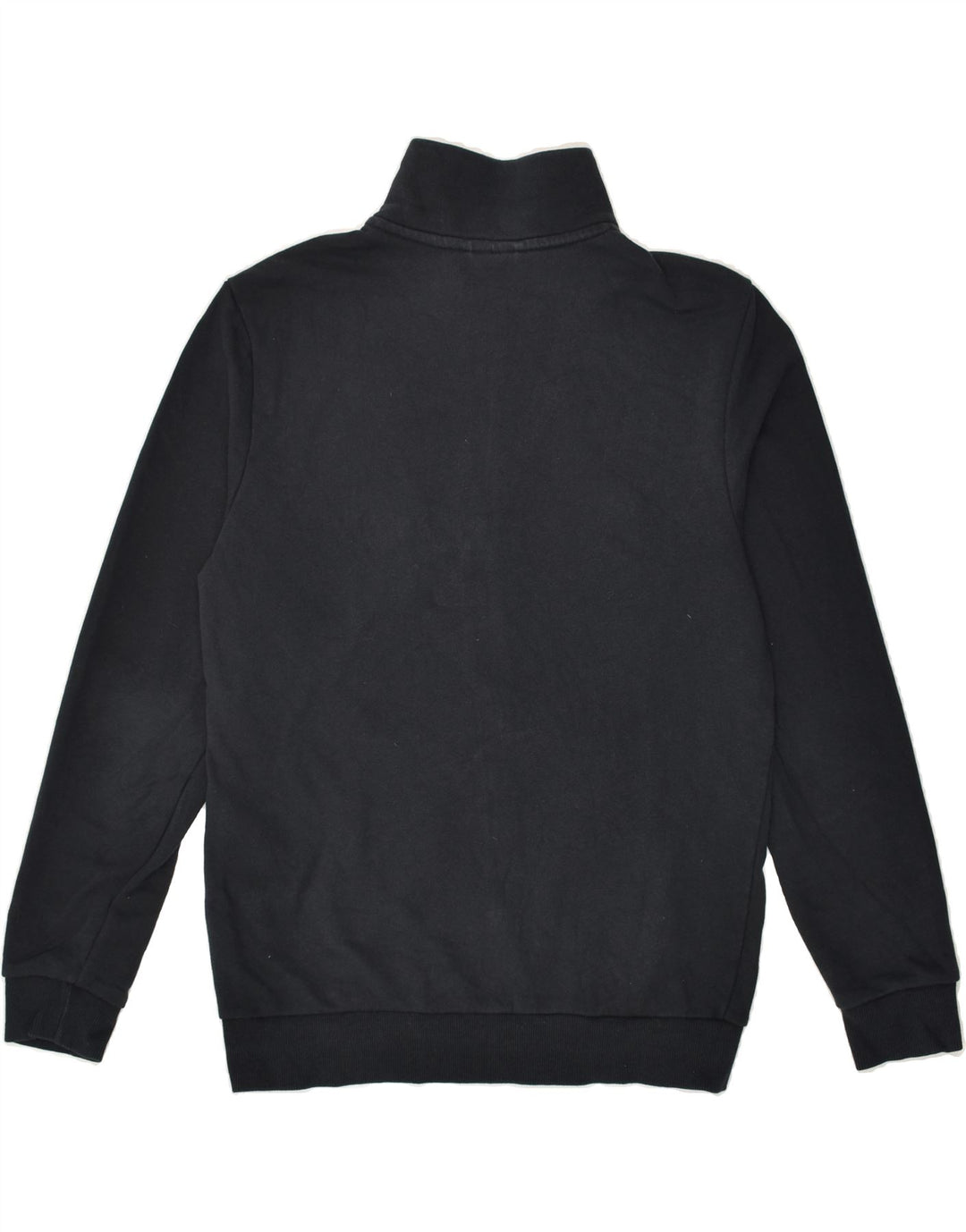 PUMA Mens Tracksuit Top Jacket Small Black Cotton | Vintage Puma | Thrift | Second-Hand Puma | Used Clothing | Messina Hembry 