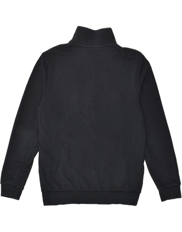 PUMA Mens Tracksuit Top Jacket Small Black Cotton | Vintage Puma | Thrift | Second-Hand Puma | Used Clothing | Messina Hembry 