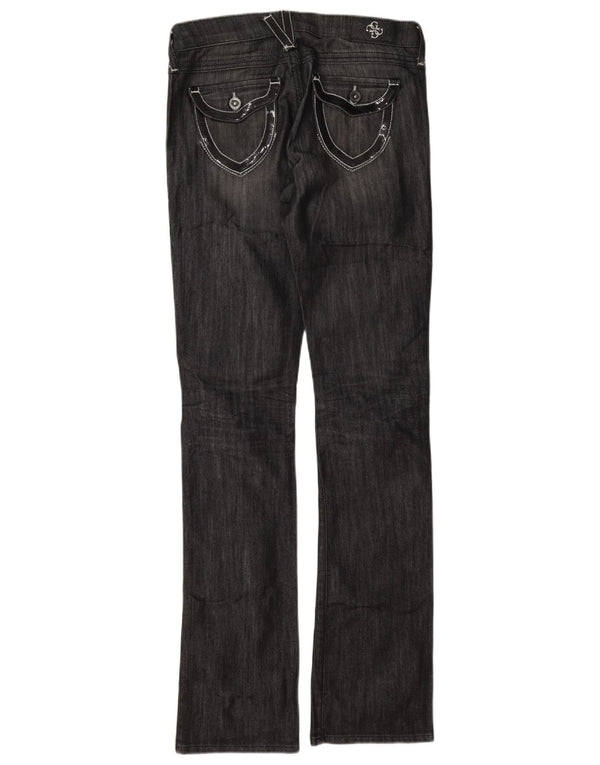 Jeans slim bootcut da donna Guess W26 L33 cotone grigio