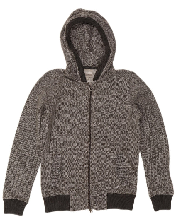 Maglione con cappuccio e zip CHAMPION da donna Heritage Fit UK 10 piccolo grigio