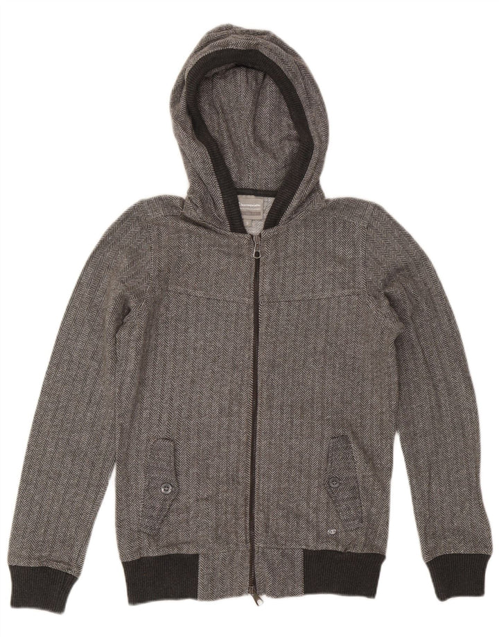 Maglione con cappuccio e zip CHAMPION da donna Heritage Fit UK 10 piccolo grigio