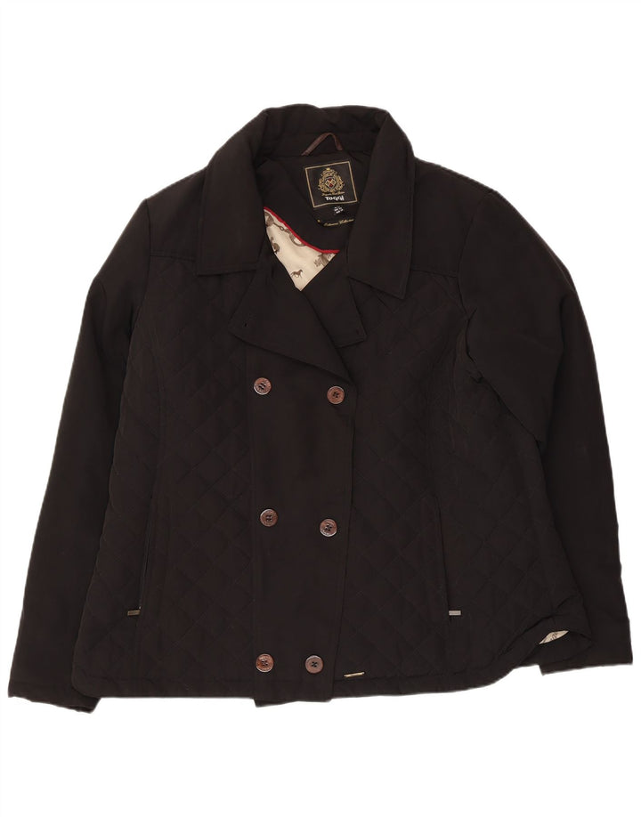 Cappotto da marinaio da donna Toggi UK 20 2XL nylon nero