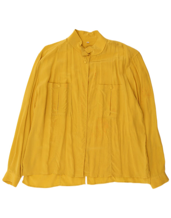 Brigitte Camicia da Donna Entrambe IT 46 Large Giallo Seta