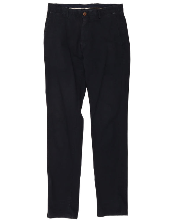 Pantaloni chino slim fit da uomo Massimo Dutti EU 40 Medium W31 L33 Blu Navy