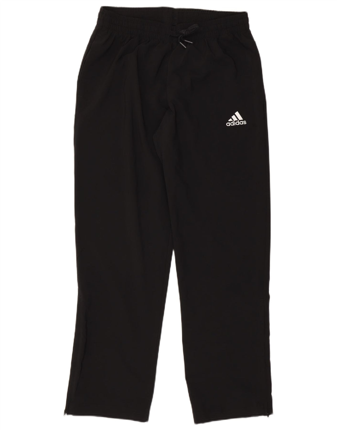 Pantaloni da tuta da uomo Adidas Large neri in poliestere