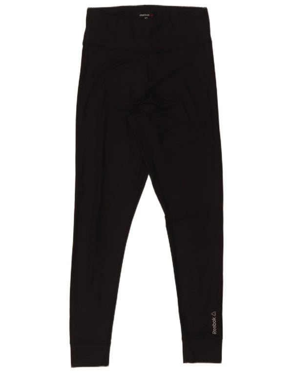 Leggings Reebok Donna UK 4/6 XS Neri