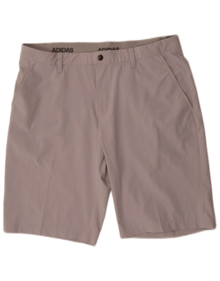 Pantaloncini chino da uomo ADIDAS W36 Large grigio poliestere