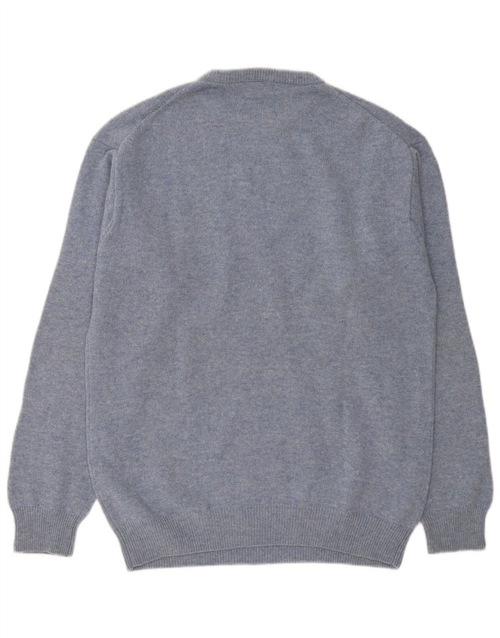 Gant Maglione da uomo girocollo maglione grande lana d'agnello blu