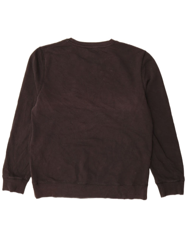 Felpa grafica da uomo Champion Jumper XL in cotone nero