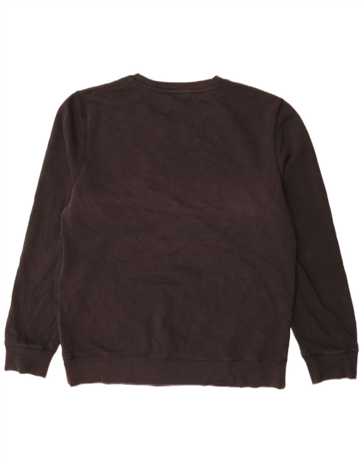 Felpa grafica da uomo Champion Jumper XL in cotone nero
